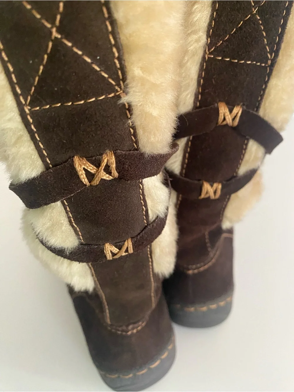 St.John’s Bay Brown Suede Winter Boots NWOT